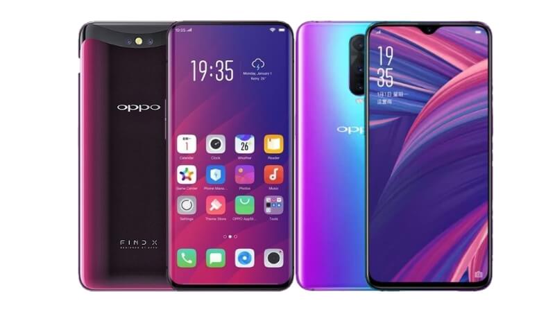 OPPO Find X and OPPO R17 Pro