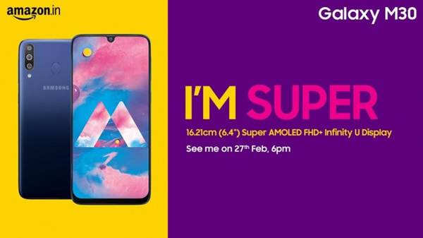 Samsung Galaxy M30 coming on February 27