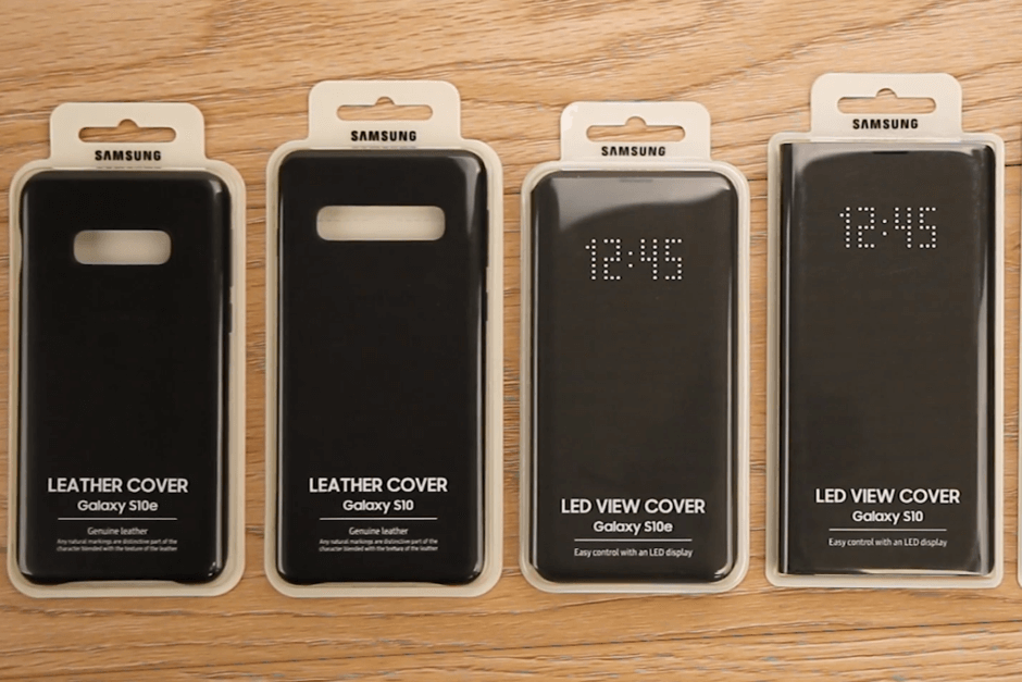Samsung Galaxy S10 Trio Official Case Renders and Accessories