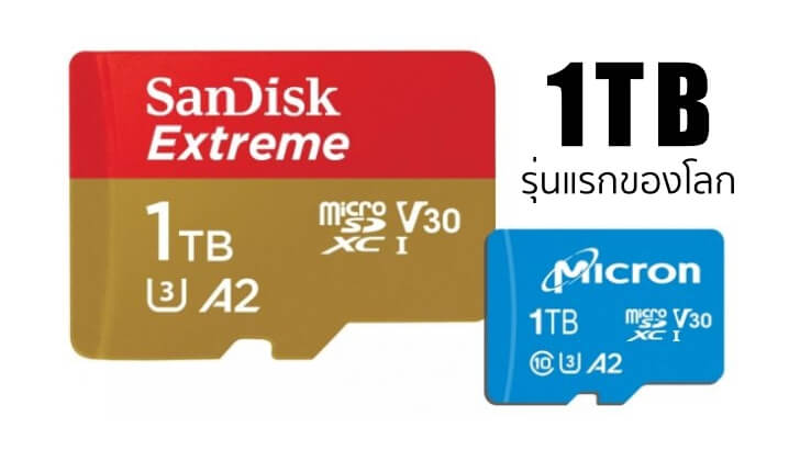 SanDisk and Micron MicroSD 1TB