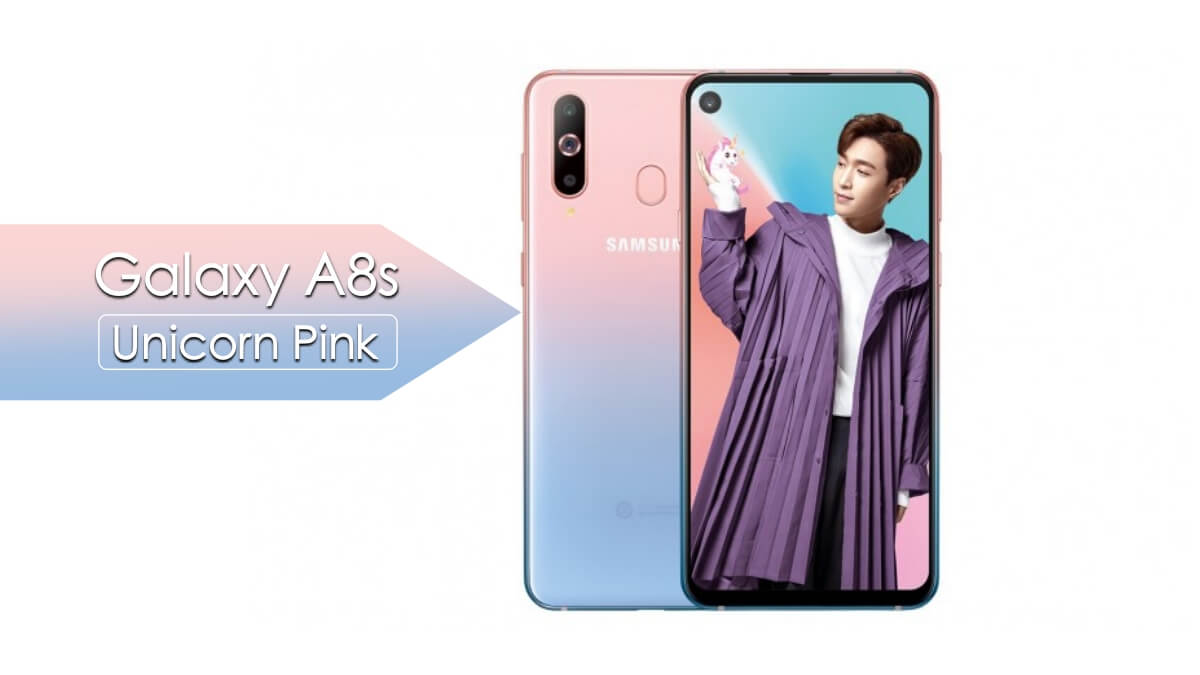 Samsung Galaxy A8s Unicorn Pink