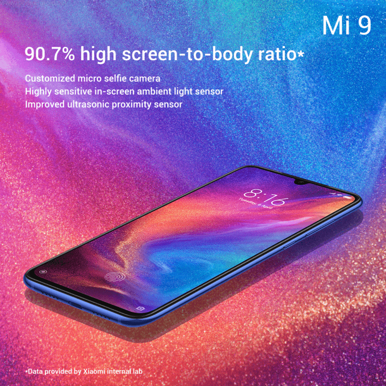 Xiaomi Mi 9 specs and features officially revealed