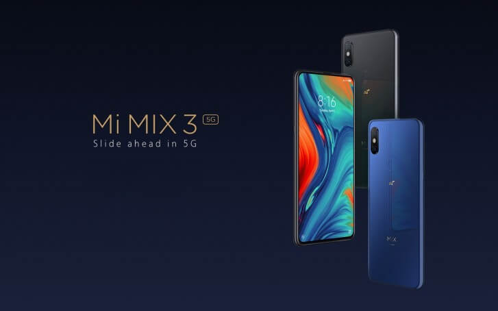 Xiaomi Mi Mix 3 5G comes with Snapdragon 855