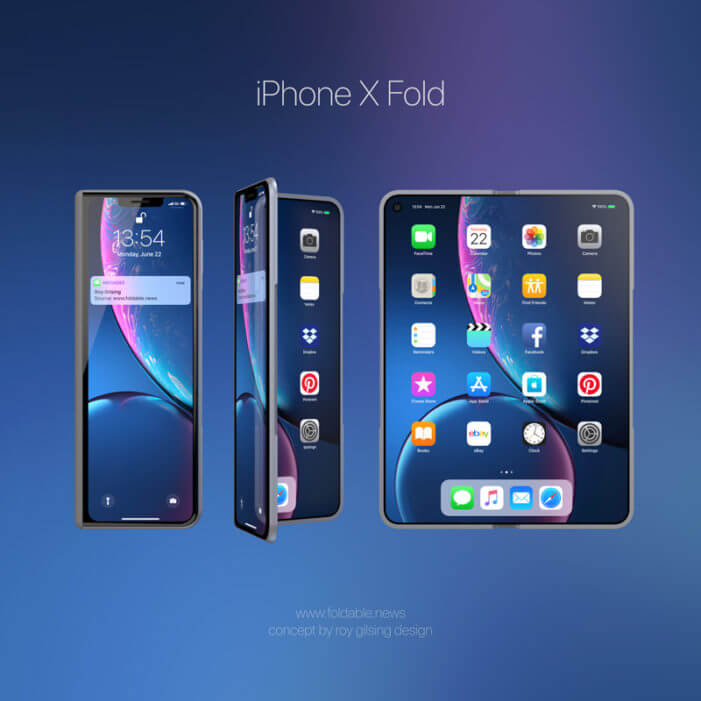 iPhone Foldable Phone Concept 1