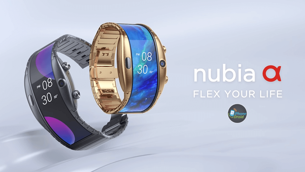 nubia Alpha is a foldable smartwatch