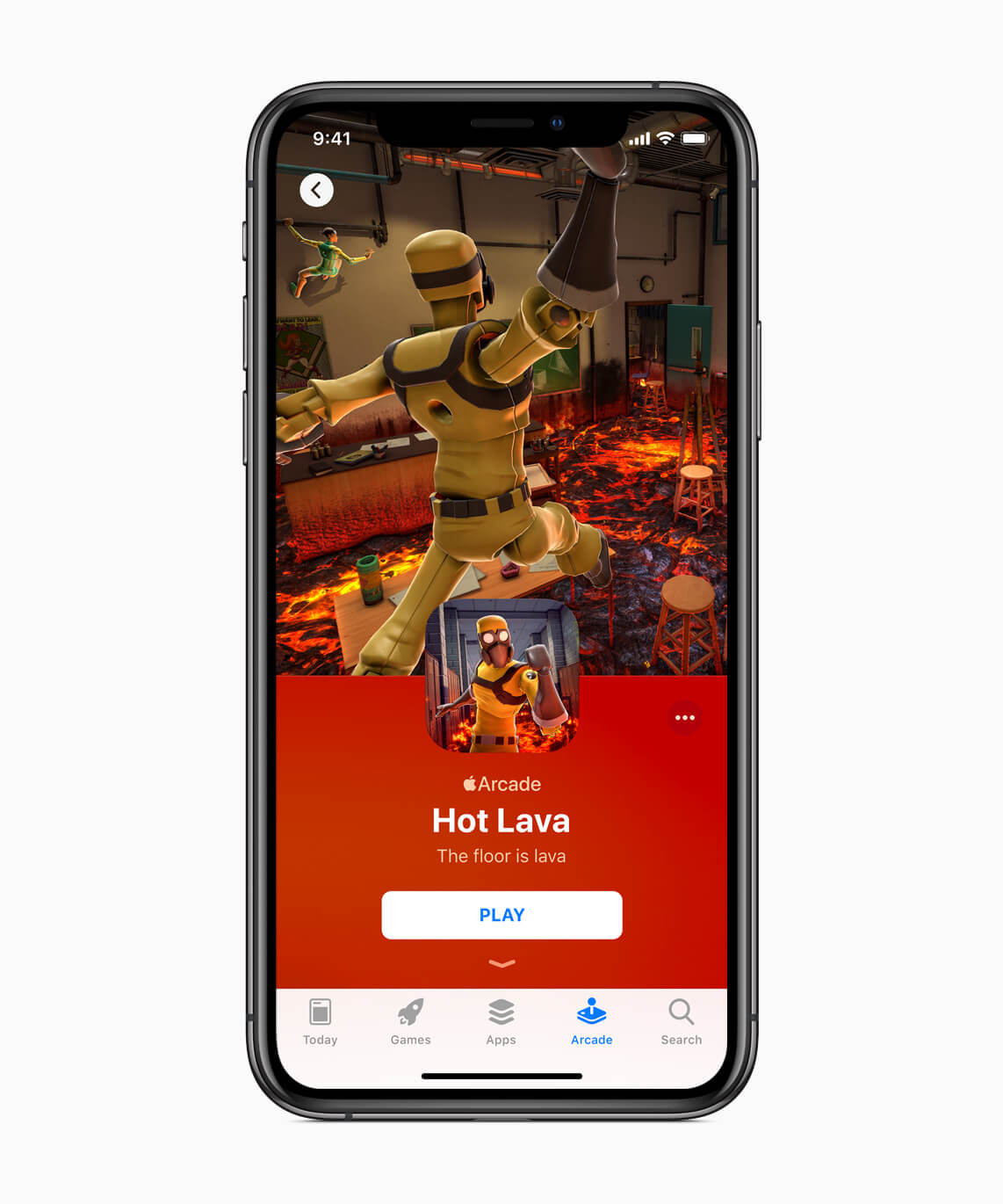 เกม Hot Lava โดย Klei Entertainment ซึ่งจะเปิดตัวบน Apple Arcade ภายในปีนี้