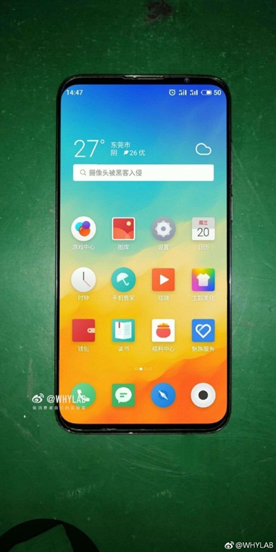 Meizu 16s photo leaks to confirm thin bezels