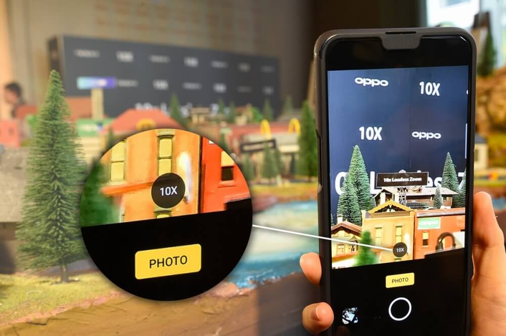 OPPO 10x Lossless Zoom