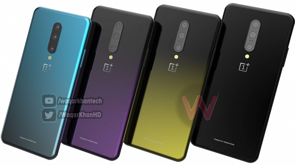 OnePlus 7 concept leaks in colorful renders