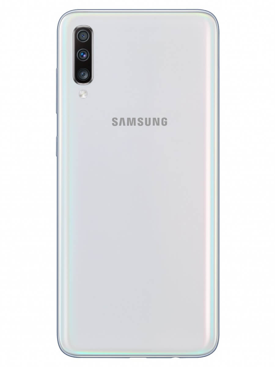 Galaxy A70 ฝาหลังมีเอฟเฟ็กต์แบบปริซึม White
