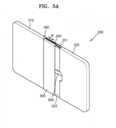 Samsung patents foldable phone that bends outwards