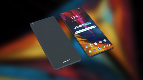 Sharp's foldable smartphone showcased in 3D renders