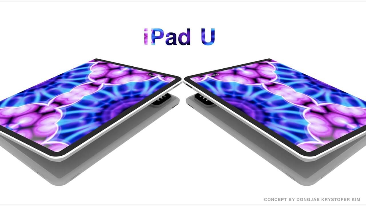 iPad U Foldable tablet concept
