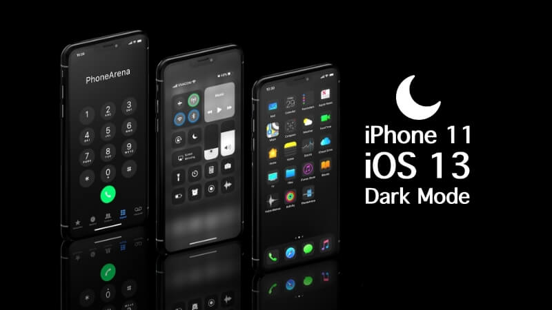 iPhone 11 iOS 13 Dark Mode