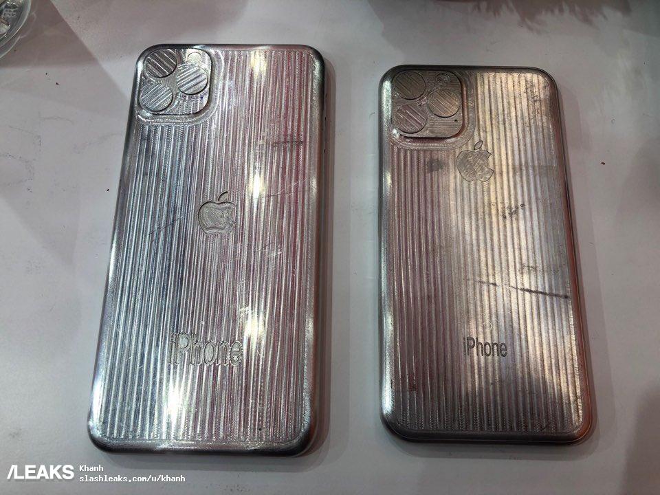 Alleged Apple iPhone 11 and iPhone 11 Max molds surface