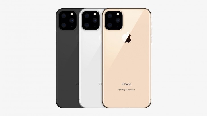 Alleged middle frame of the iPhone XI leaks, showing big camera cutout