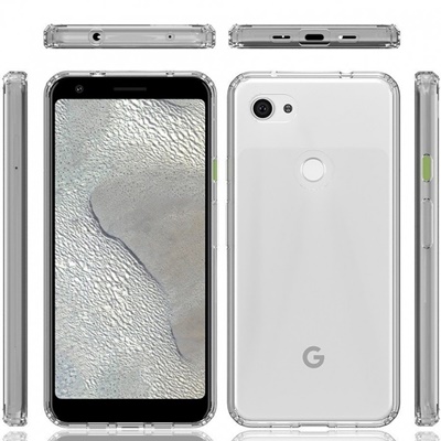 Google Pixel 3a and Pixel 3a XL case images show large