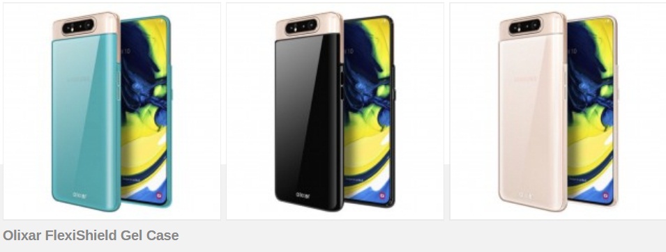 Here's what Samsung Galaxy A80 cases look like