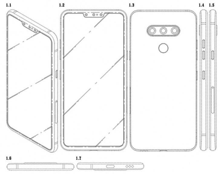 LG files patent for smartphone with three selfie cameras