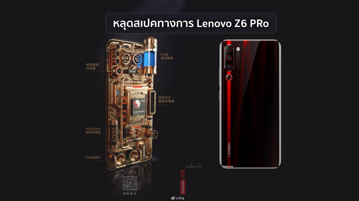 Lenovo Z6 Pro Full Specifications Revealed Officially