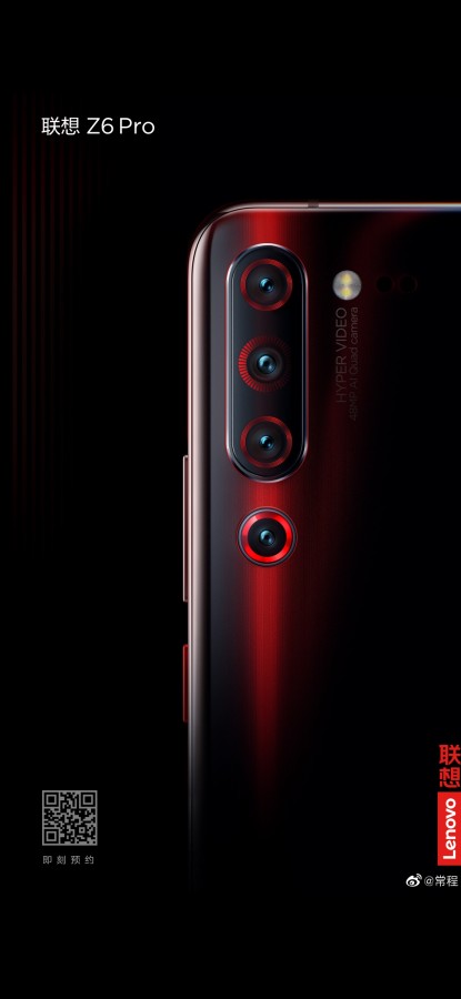 Lenovo Z6 Pro to have four cameras on the back