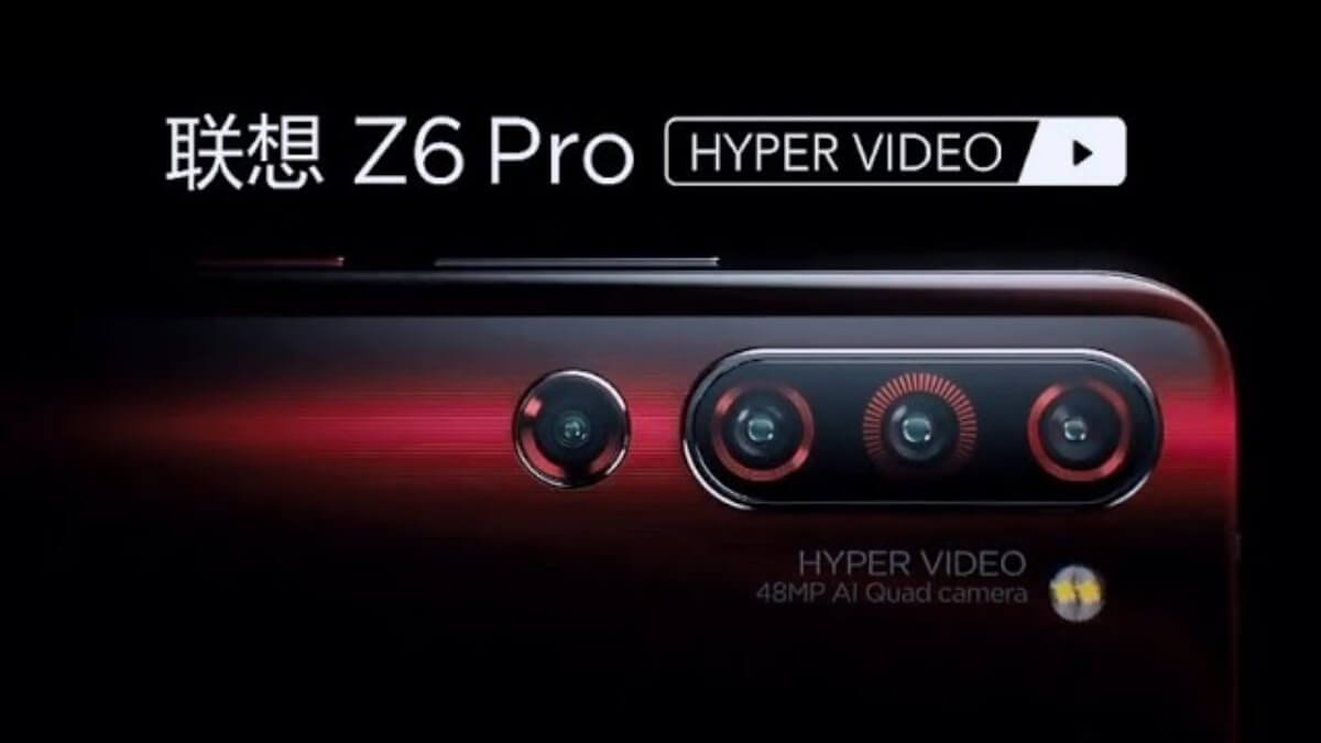 Lenovo Z6 Pro to have four cameras on the back