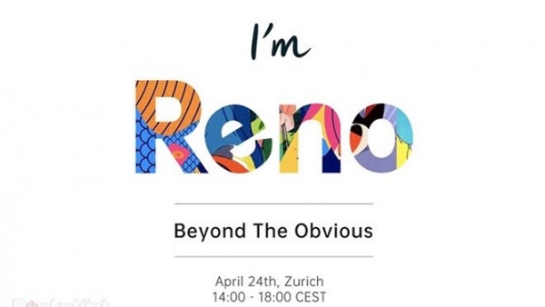 Oppo Reno with 10x zoom and 5G support coming on April 24