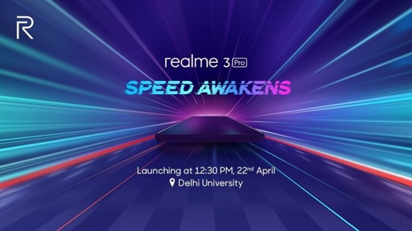 Realme 3 Pro coming on April 22