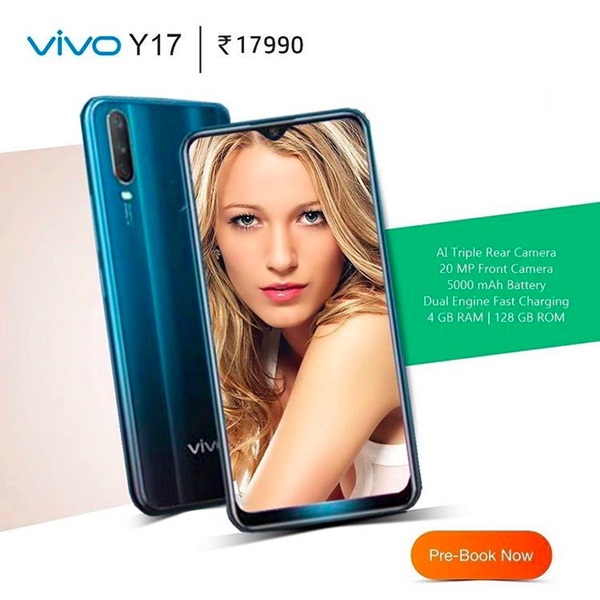 Vivo Y17 Launched in India