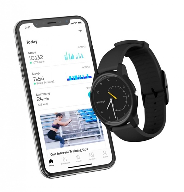 Withings hybrid watch