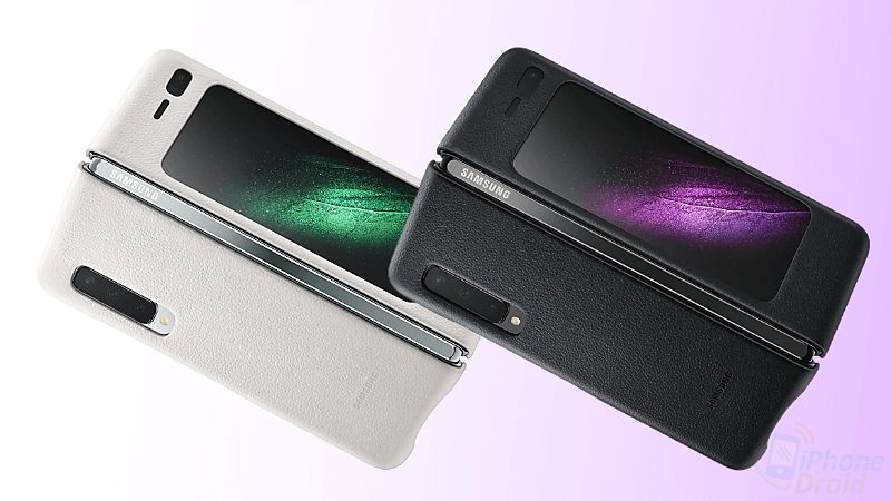 the official Samsung Galaxy Fold leather case