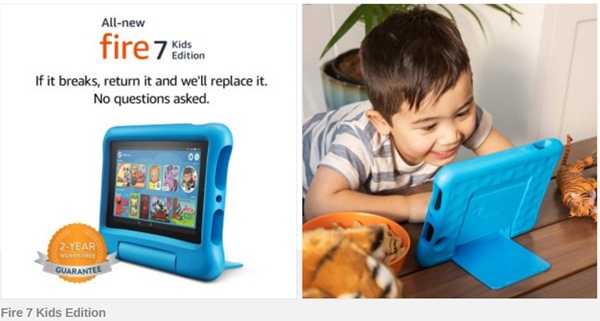 Amazon announces refreshed Fire 7 and Fire 7 Kids Edition tablets