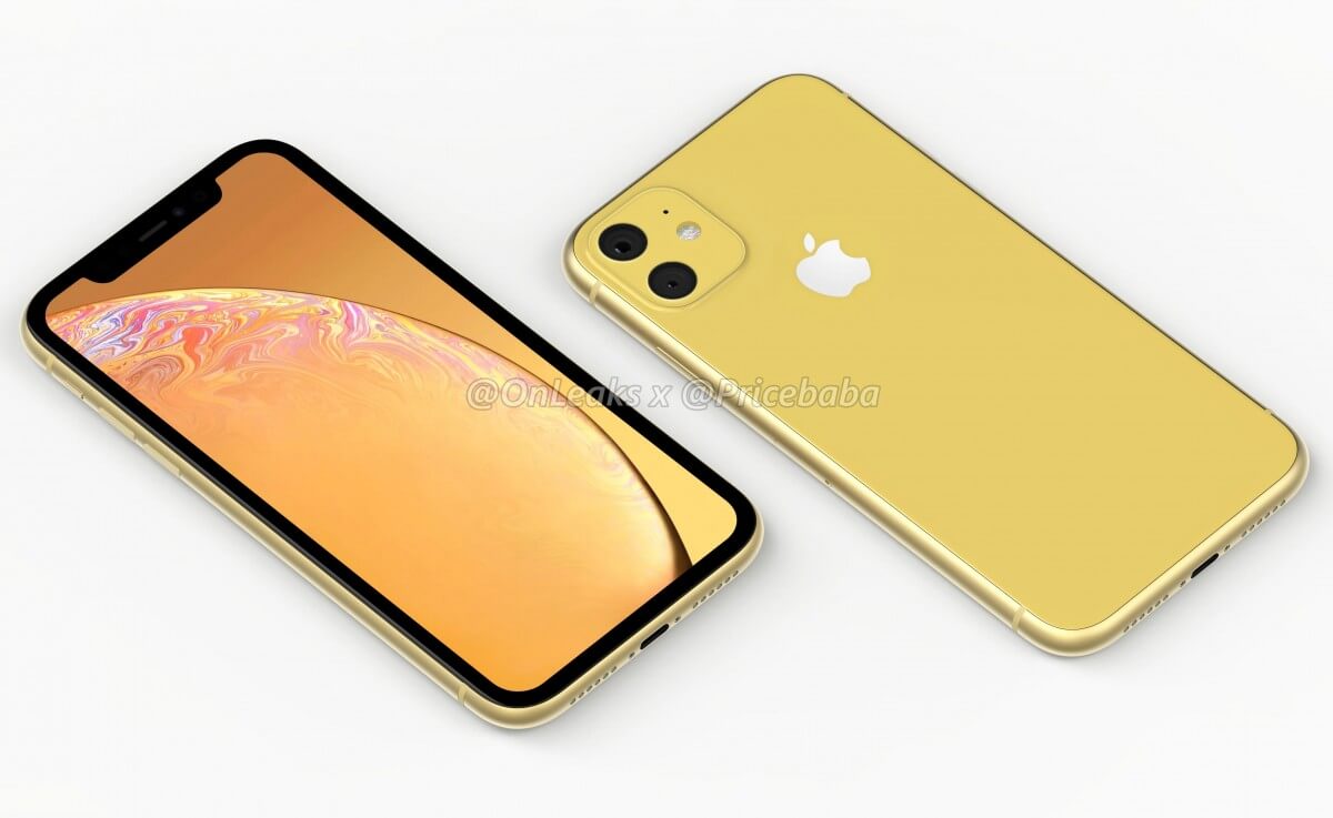 Apple iPhone XR 2019 renders show square bump for dual camera on the back