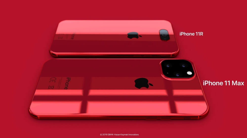 Beautiful iPhone 11 Max and iPhone 11R Concept