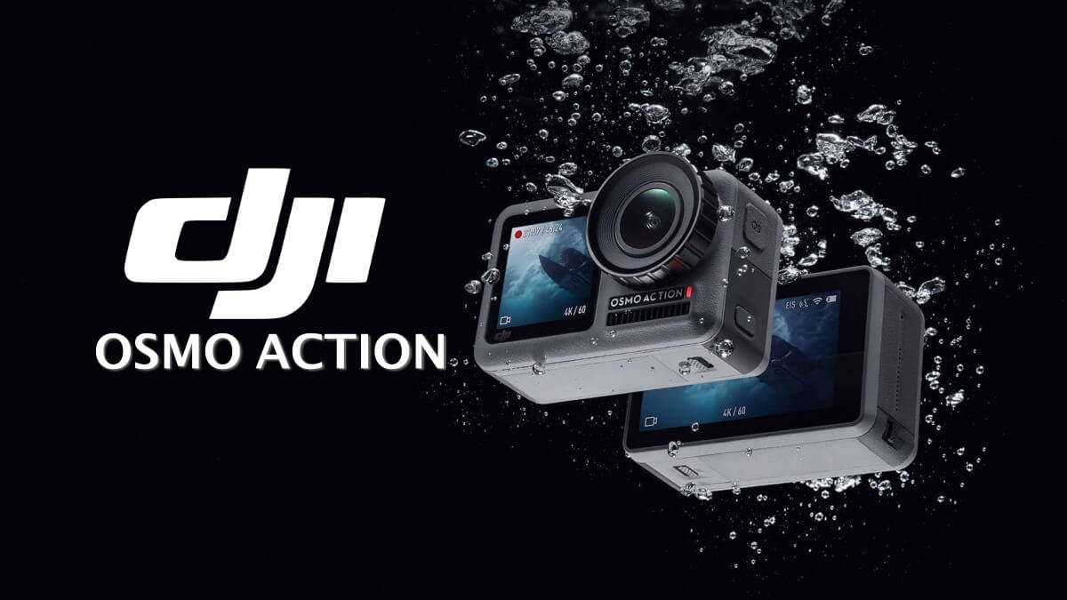 DJI Osmo Action is a 4K action camera with dual displays