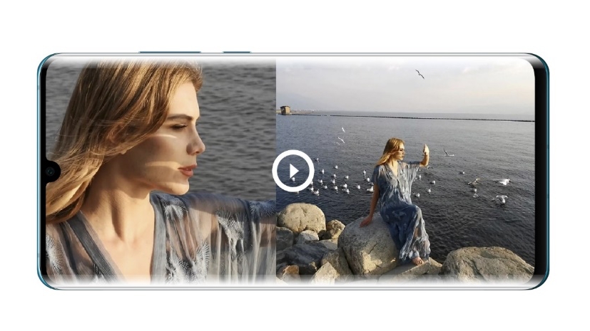Dual-view video HUAWEI P30 and P30 Pro