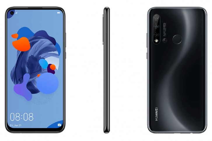 Huawei P20 lite 2019 leaked with hole punch display and quad camera setup