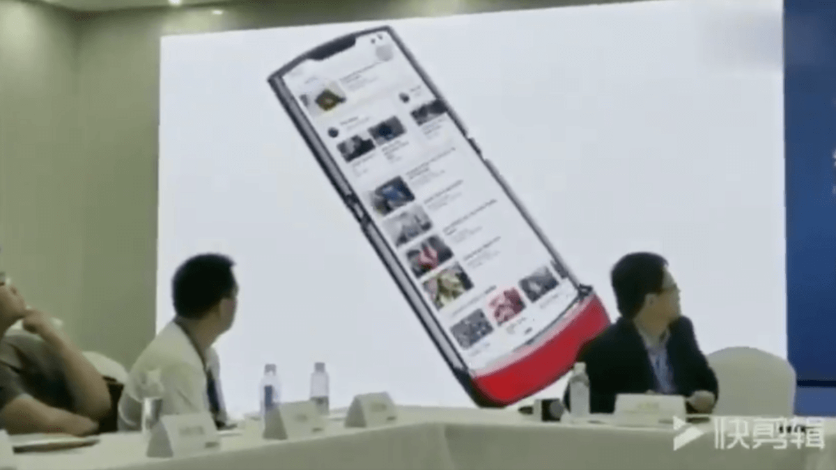 Motorola Razr concept video used by Lenovo at Chinese press event