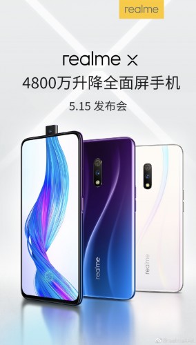 Realme X official images appear