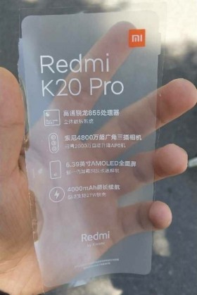 Redmi K20 Pro might be the name of the upcoming flagship