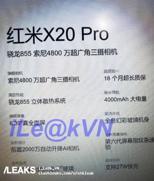 Redmi K20 Pro may be the Pocophone F2