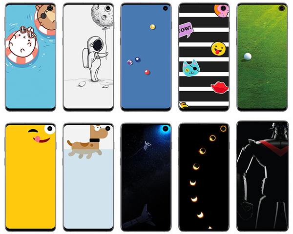 Samsung teams with Disney and Pixar to hide the punch-hole on the Galaxy S10