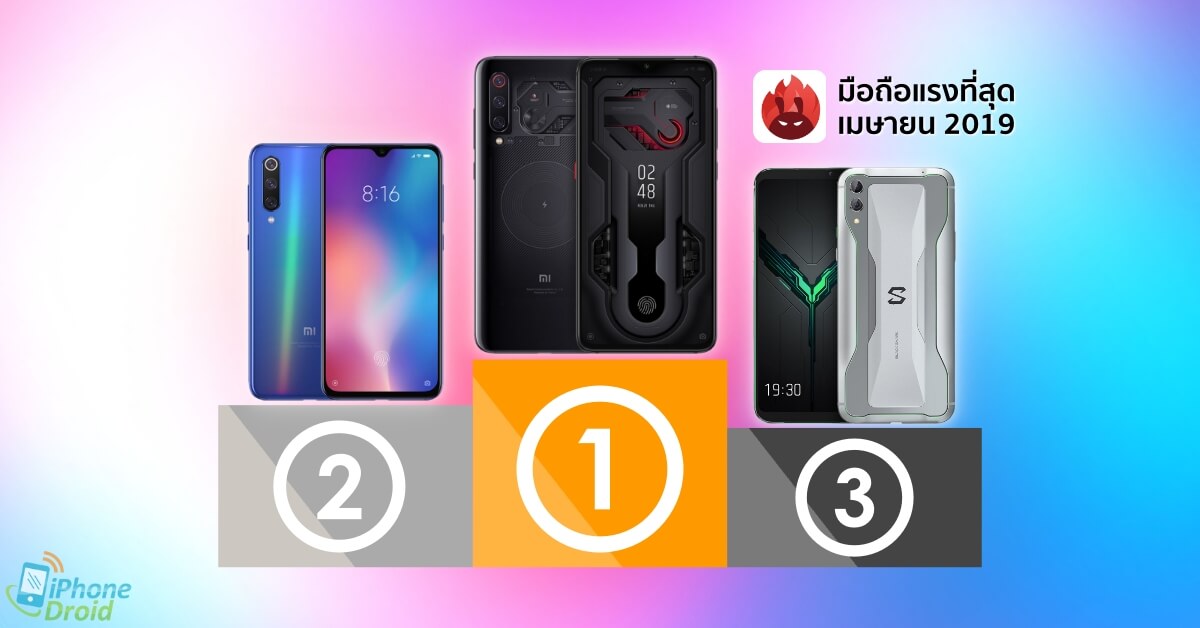 Xiaomi phones claim the Top 3 spots in AnTuTu