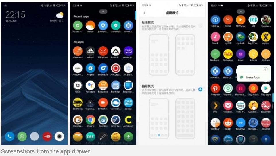 App drawer and app shortcuts coming to Xiaomi's MIUI