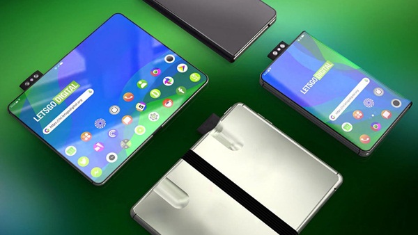 Oppo foldable phone with pop-up camera shown in patent