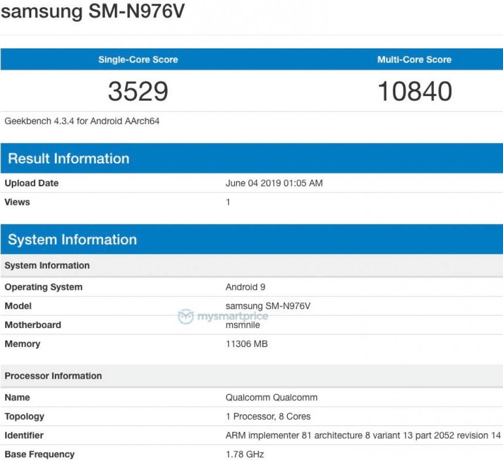 Samsung Galaxy Note10 and Galaxy A90 show up on Geekbench