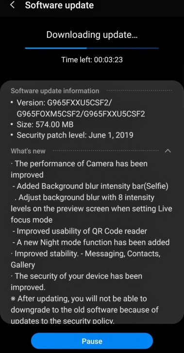 Samsung Galaxy S9 and S9+ get Night Mode in new update