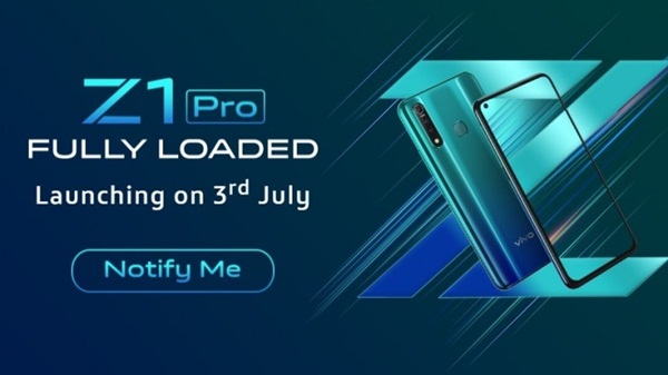 vivo Z1 Pro launch date revealed