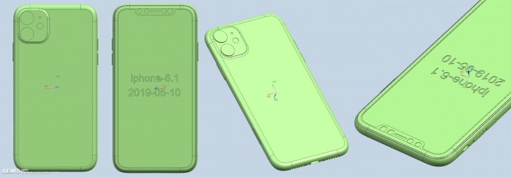 2019 iPhone family's CAD renders surface