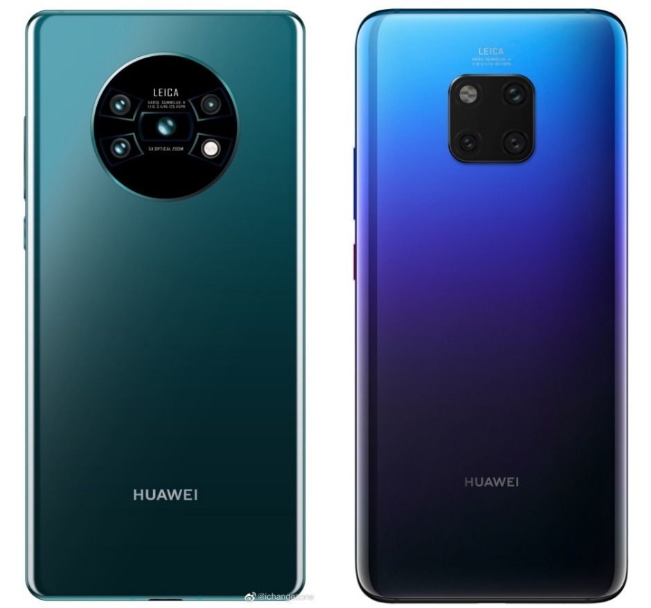 Huawei Mate 30 (or Mate 30 Pro) circular camera setup